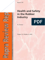 Health and Safety in The Rubber Industry Rapra Review Reports