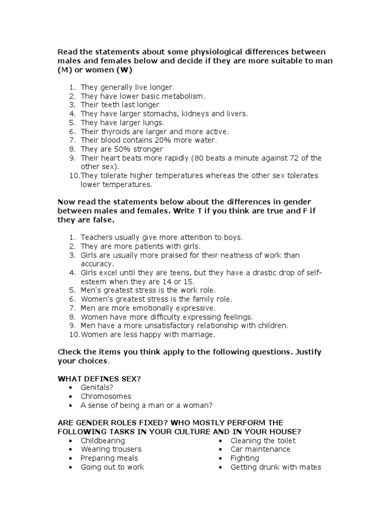 Gender Roles | PDF | Gender Role | Social Psychology