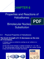 Properties and Reactions of Haloalkanes: Bimolecular Nucleophilic Substitution