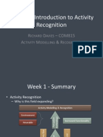 Introduction to Acitivity Recognition