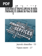 Marketing of Financial Services in India