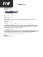 Download Microsoftlead2pass70 412v20130624byanonTester by Anxo Alonso Da Rosa SN209953663 doc pdf