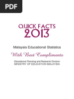 Download Malaysia Educational Statistics Quickfacts 2013 by Mohamed Yosri SN209956709 doc pdf
