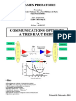 Communications Optiques À Très Haut Débit