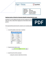 Applying Loads On Directly To Geometry Rapidly Creating Multiple Loads