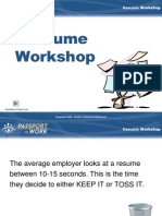 Resume Workshop