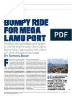 Bumpy Ride for Mega Lamu Port