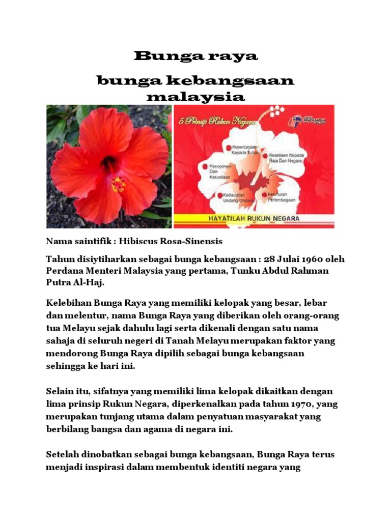 Bunga Raya | PDF