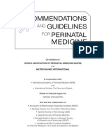 Recommendations Perinatal