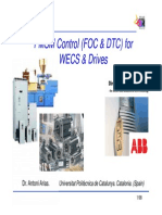 PMSM Control (FOC & DTC) for WECS & Drives