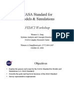 NASA Standard For Models & Simulations: FEMCI Workshop