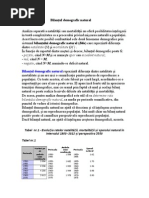 Bilanţul Demografic Natural