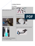 How To Deconstruct Lithium Batteries PDF