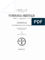 Ammonas Patrologia Orientalis
