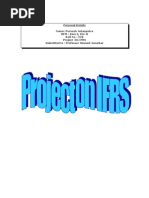 Download Ifrs Project by purvesh_2001 SN20998446 doc pdf