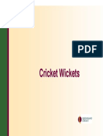 Cricket Wicket Construction Basics