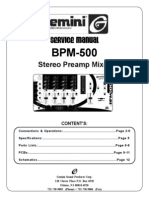 Gemini-BPM500 Preamp