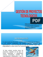 Gestion de Proyectos Tecnologicos