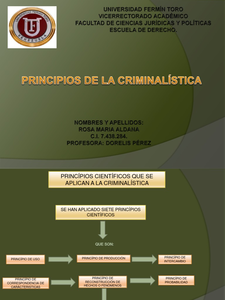 Principios de La Criminalistica | PDF
