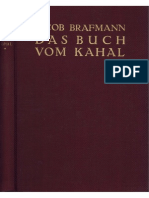 Brafmann, Jacob Das Buch Vom Kahal 1. Band 1928, Fraktur