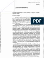 Analyse Et Texture Chez Gérard Grisey PDF