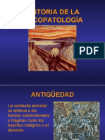 Historia de La Psicopatologia