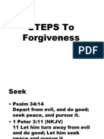 Steps To Forgiveness
