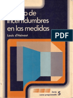 Calculo de Incertidumbres en Las Medidas