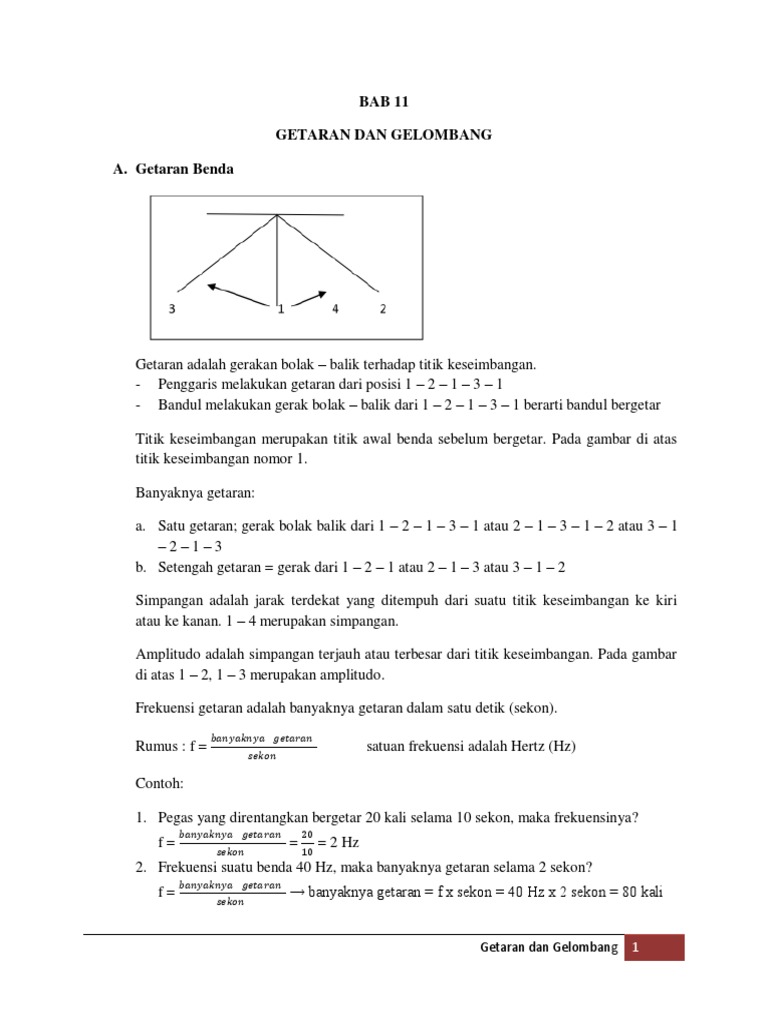 Getaran Dan Gelombang