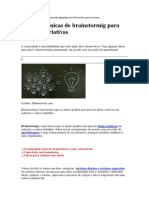 Brainstorming - Criatividade Na Redação.