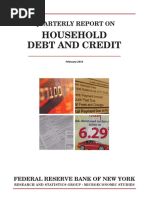 Fed Reserve NY: Household Debt and Credit 4 Q 2013 Feb 2014