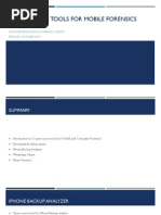 Open Source Tools For Mobile Forensics Mattia Eppifani
