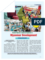 Policy Review: Myanmar Migrants To Thailand and Implications To