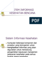 Sistem Informasi Kesehatan Bencana