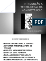 Introdução A Teoria Geral Da Administração