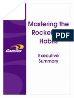 Mastering The Rockefeller Habits: Executive Summary