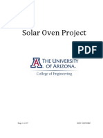 Solar Oven Design Model