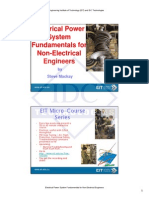 Electrical Power System Fundamentals for Non-Electrical Engineers