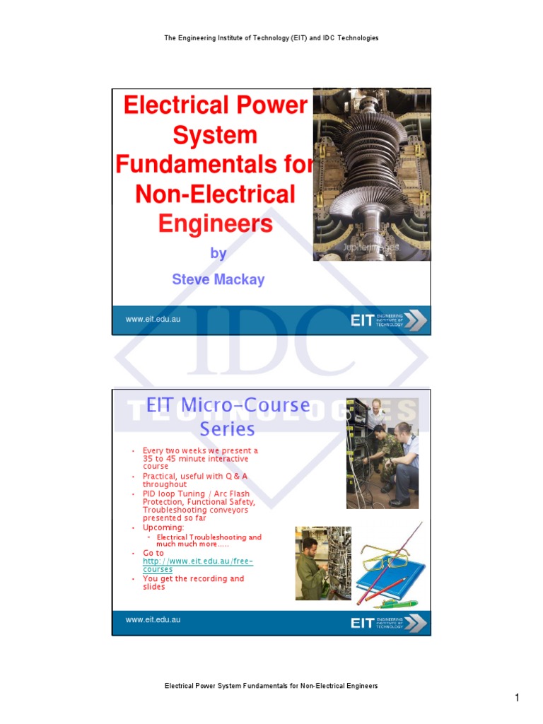 Electrical Power System Basics for Non-Engineers | PDF | Electric Power ...