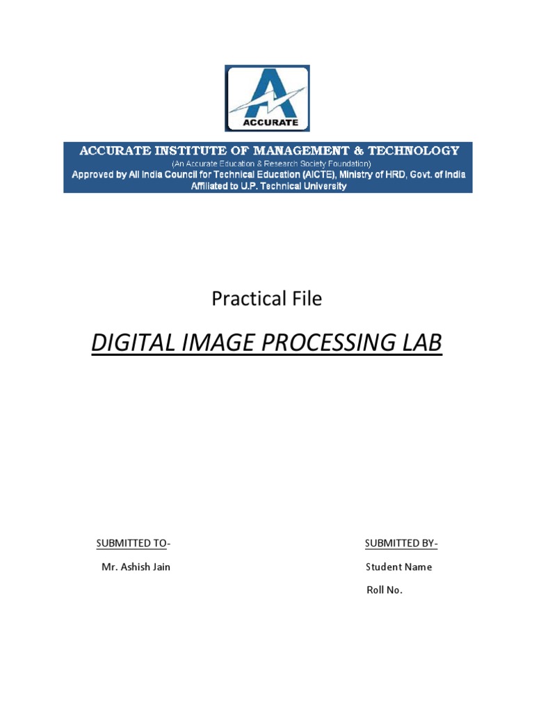 Digital Image Processing Lab | PDF | Control Flow | Matrix (Mathematics)