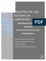 Industria Del Gas Natural en Uzbekistan