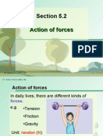 Section 5.2 Action of Forces