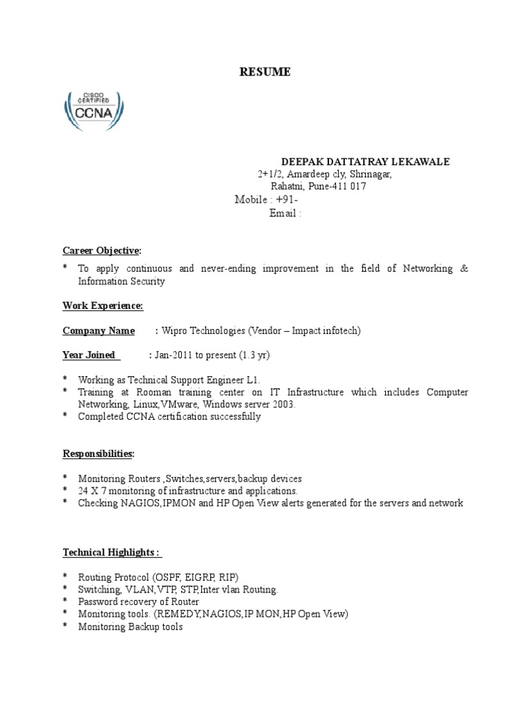 Deepak Resume | PDF | Technology & Engineering