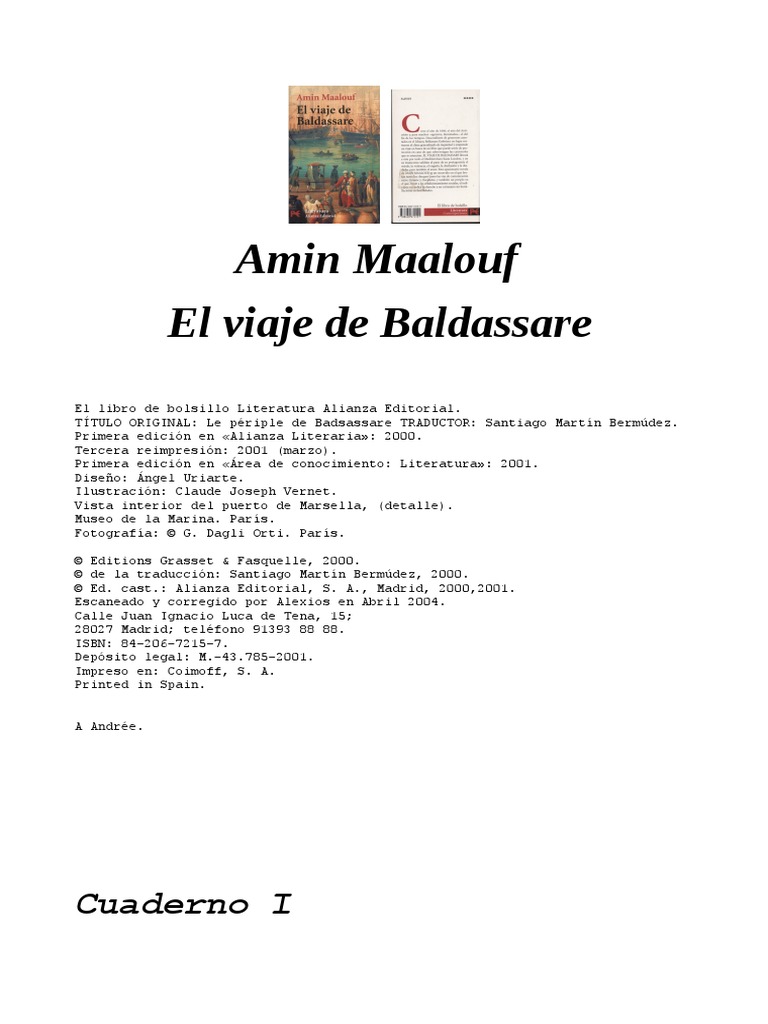 Pdf Viaje De Ida Y Vuelta Alianza Literaria Al Spanish - 