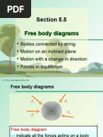 Section 5.5 Free Body Diagrams