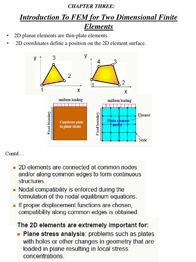 Introduction to 2D Finite Element Method | PDF