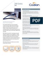 Videoconferencing Codian Mcu 4200 Data Sheet