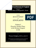 Hunt & Poole (Eds) Political History of England Vol 01 Hodgkin Earliest Times To 1066