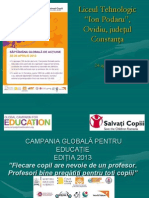 Campania Pentru Educatie Globala