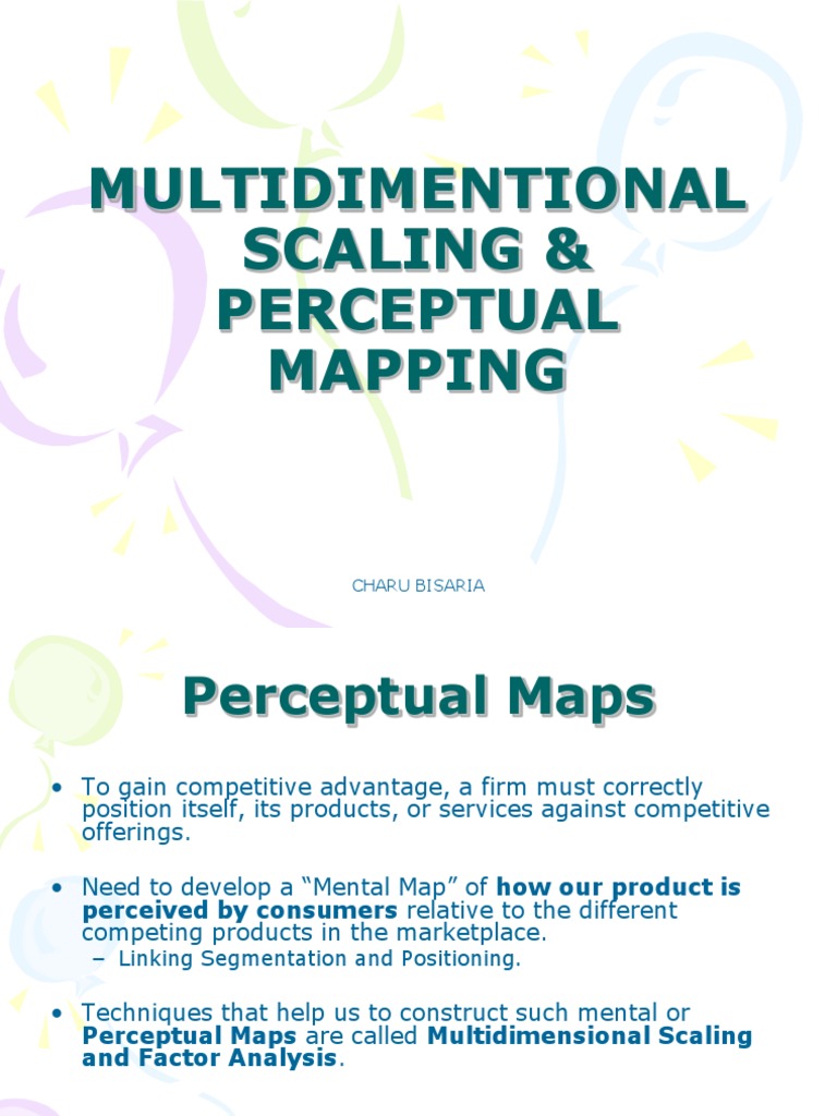 Multidimensional Scaling & Mapping Guide | PDF | Perception ...